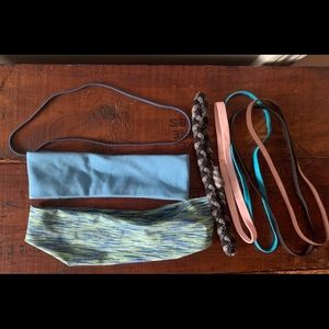 Womens athletic headbands misc. set of 8